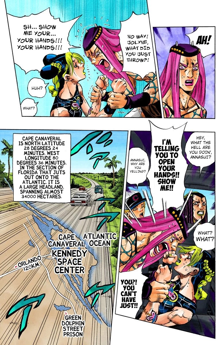 JoJo's Bizarre Adventure Part 6 - Stone Ocean (Official Colored) chapter 138 page 7