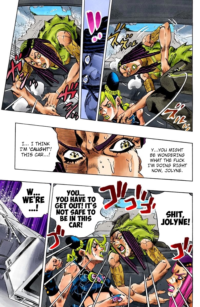 JoJo's Bizarre Adventure Part 6 - Stone Ocean (Official Colored) chapter 139 page 12