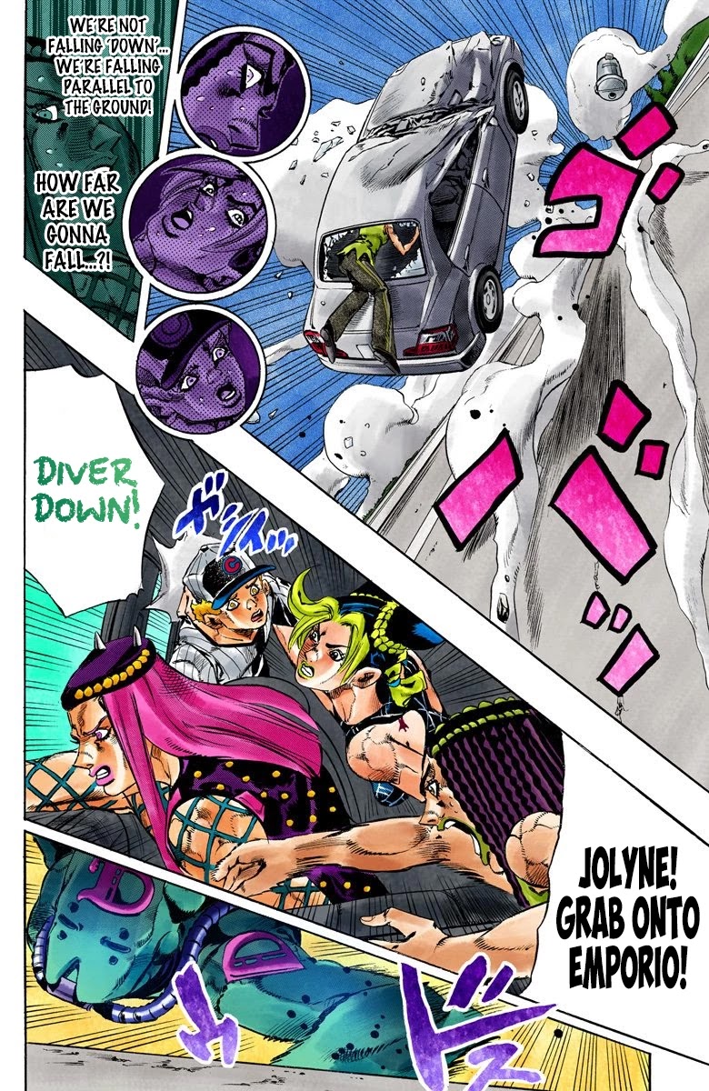 JoJo's Bizarre Adventure Part 6 - Stone Ocean (Official Colored) chapter 139 page 14