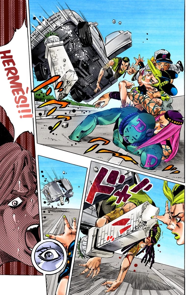 JoJo's Bizarre Adventure Part 6 - Stone Ocean (Official Colored) chapter 139 page 15