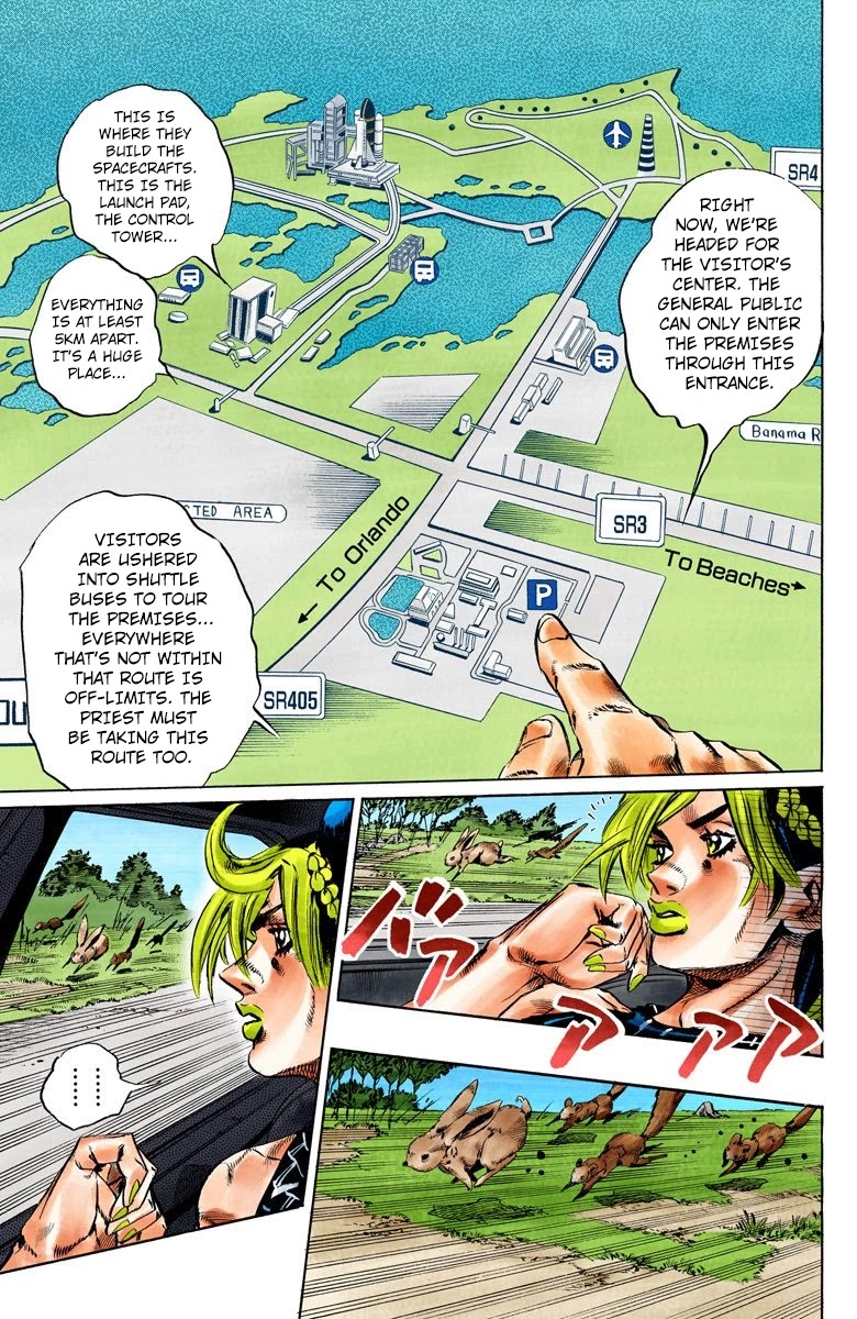 JoJo's Bizarre Adventure Part 6 - Stone Ocean (Official Colored) chapter 139 page 3