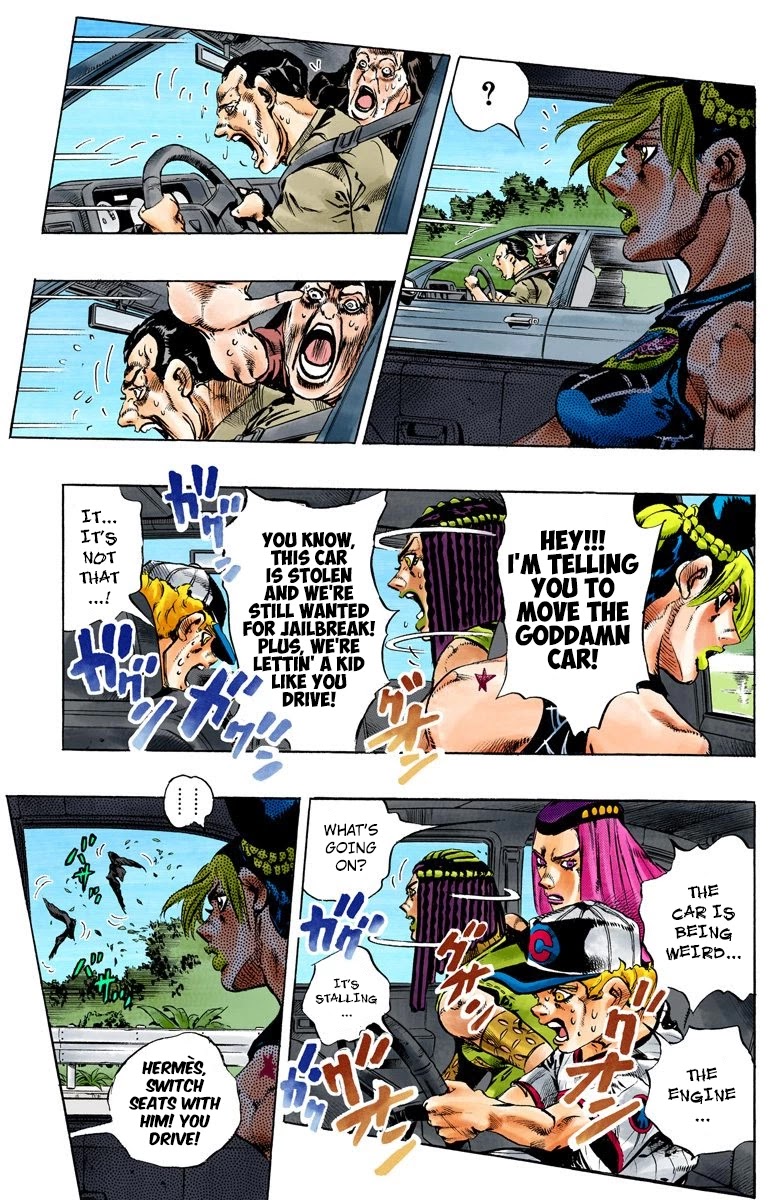 JoJo's Bizarre Adventure Part 6 - Stone Ocean (Official Colored) chapter 139 page 5