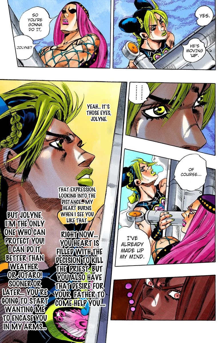 JoJo's Bizarre Adventure Part 6 - Stone Ocean (Official Colored) chapter 140 page 8