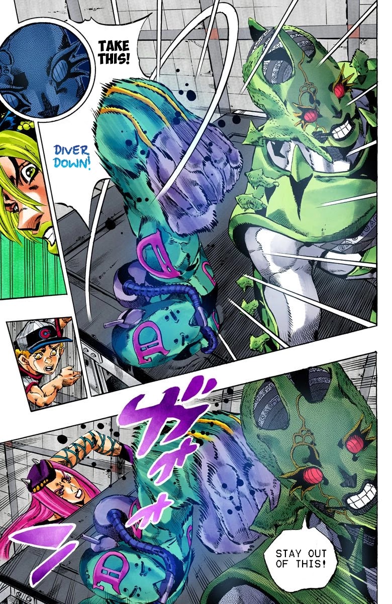 JoJo's Bizarre Adventure Part 6 - Stone Ocean (Official Colored) chapter 142 page 10