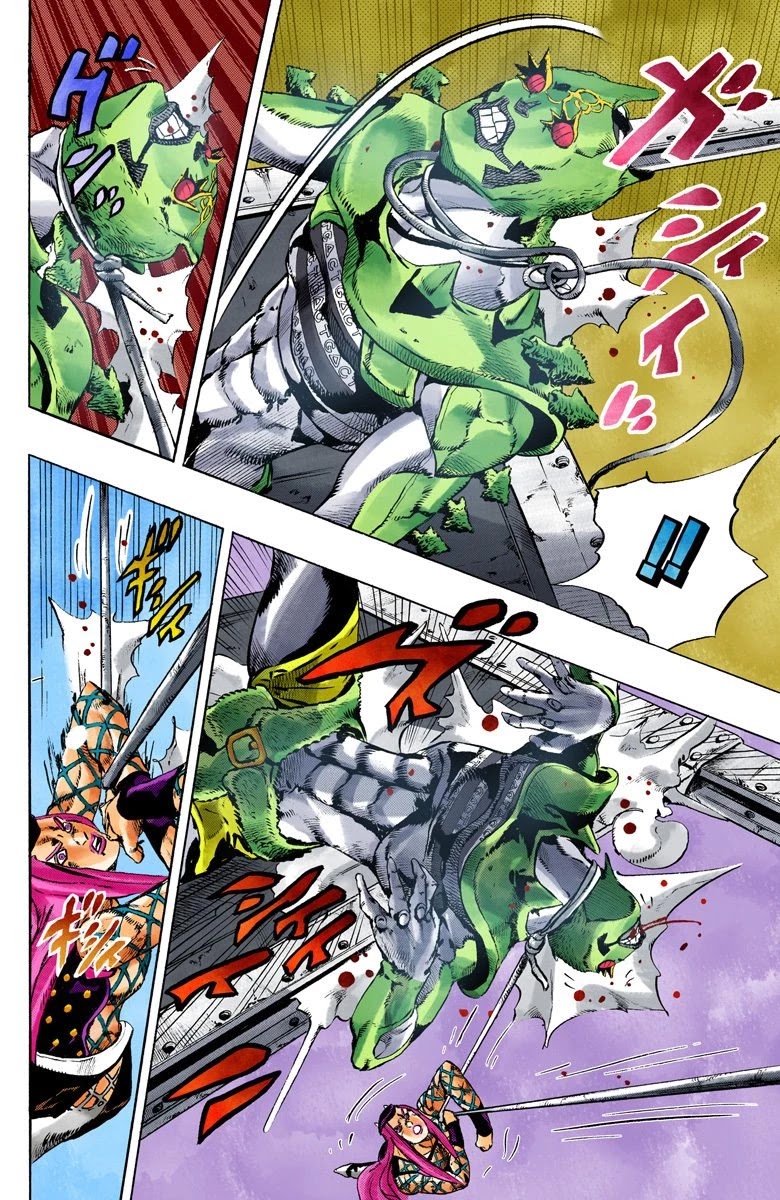 JoJo's Bizarre Adventure Part 6 - Stone Ocean (Official Colored) chapter 142 page 13