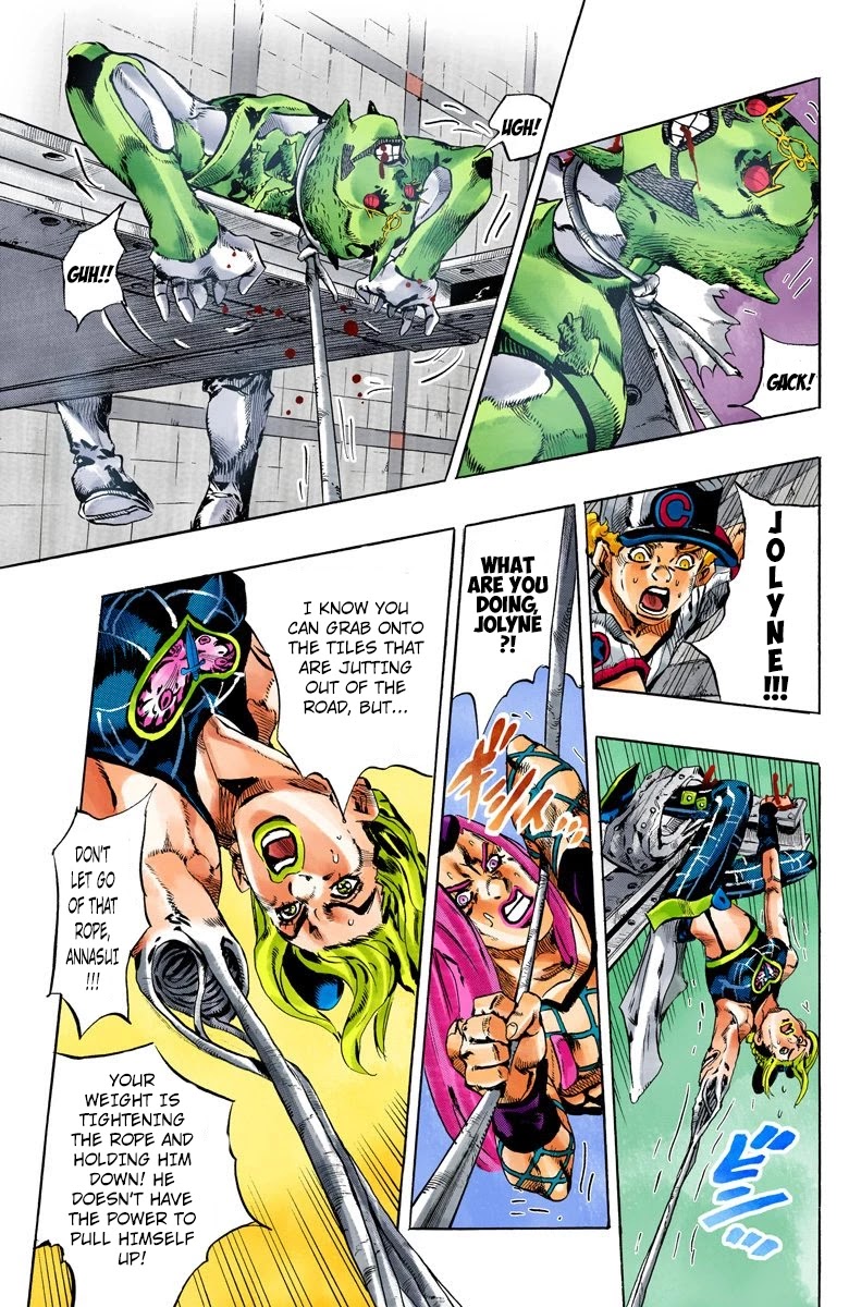 JoJo's Bizarre Adventure Part 6 - Stone Ocean (Official Colored) chapter 142 page 14