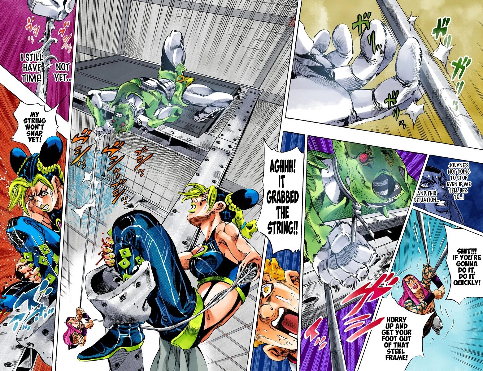 JoJo's Bizarre Adventure Part 6 - Stone Ocean (Official Colored) chapter 142 page 17