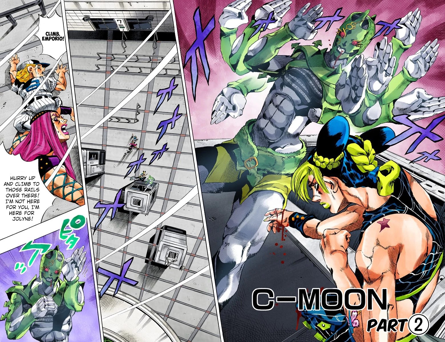 JoJo's Bizarre Adventure Part 6 - Stone Ocean (Official Colored) chapter 142 page 2