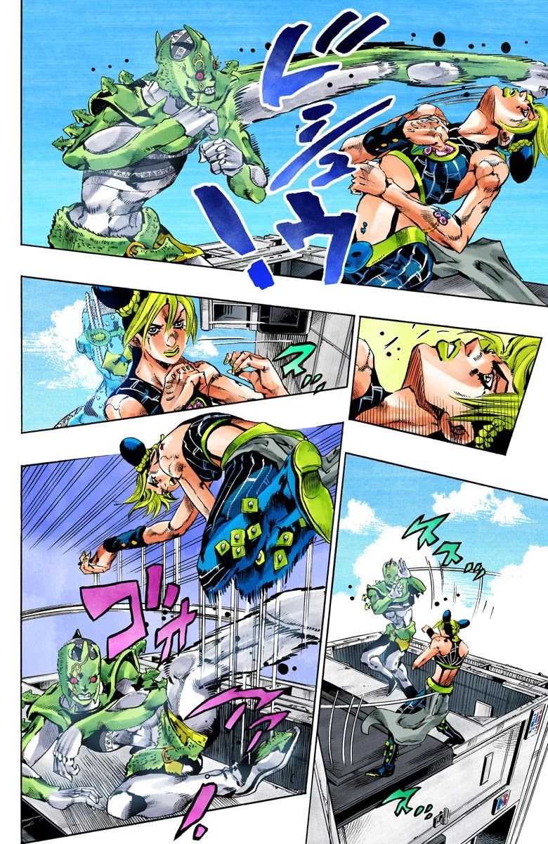 JoJo's Bizarre Adventure Part 6 - Stone Ocean (Official Colored) chapter 142 page 3