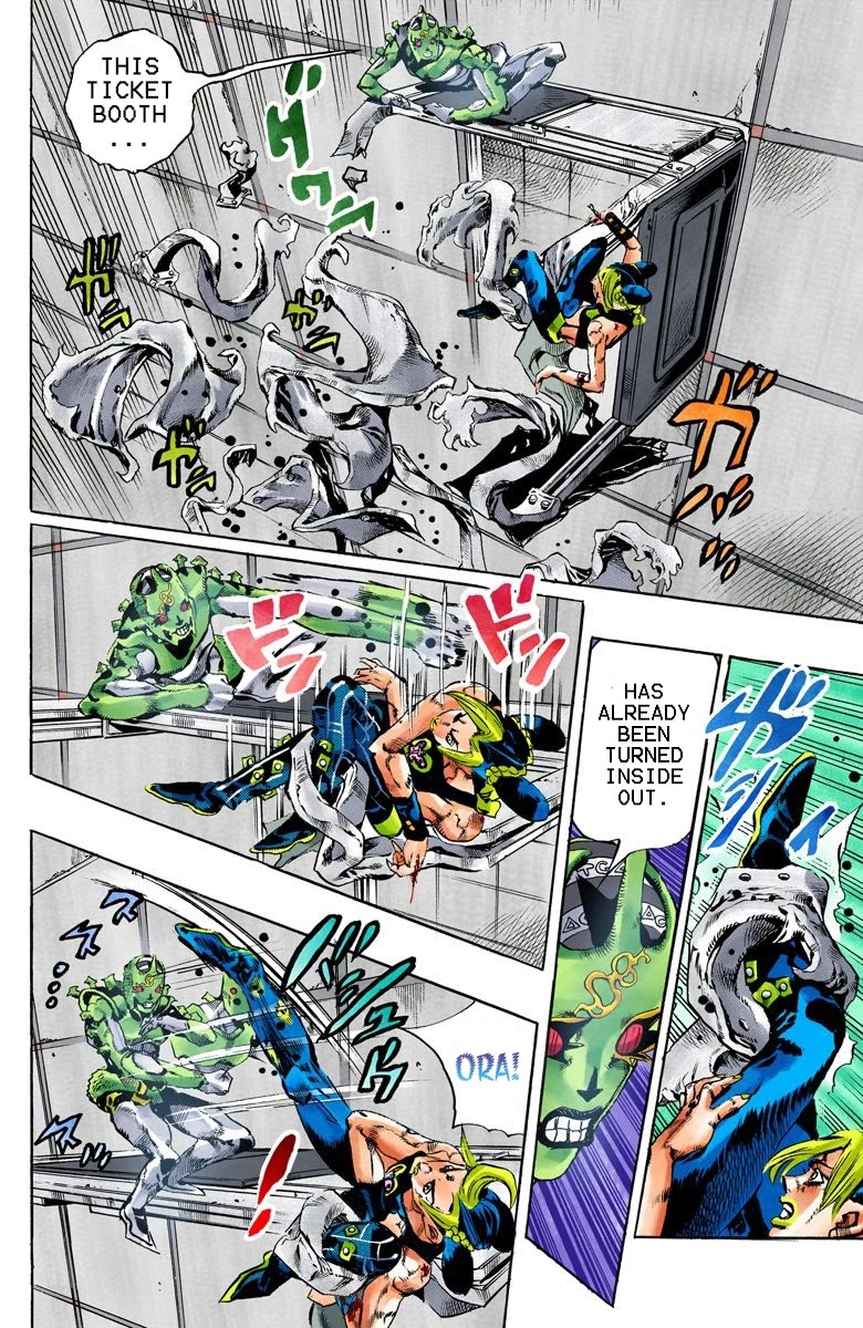 JoJo's Bizarre Adventure Part 6 - Stone Ocean (Official Colored) chapter 142 page 7