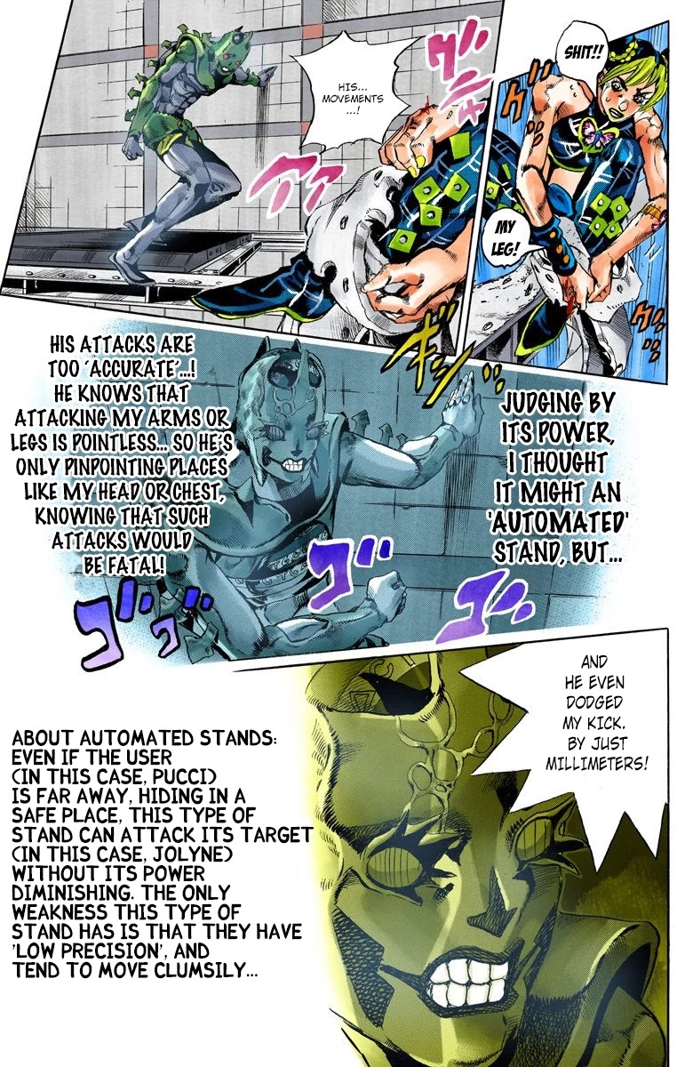 JoJo's Bizarre Adventure Part 6 - Stone Ocean (Official Colored) chapter 142 page 8