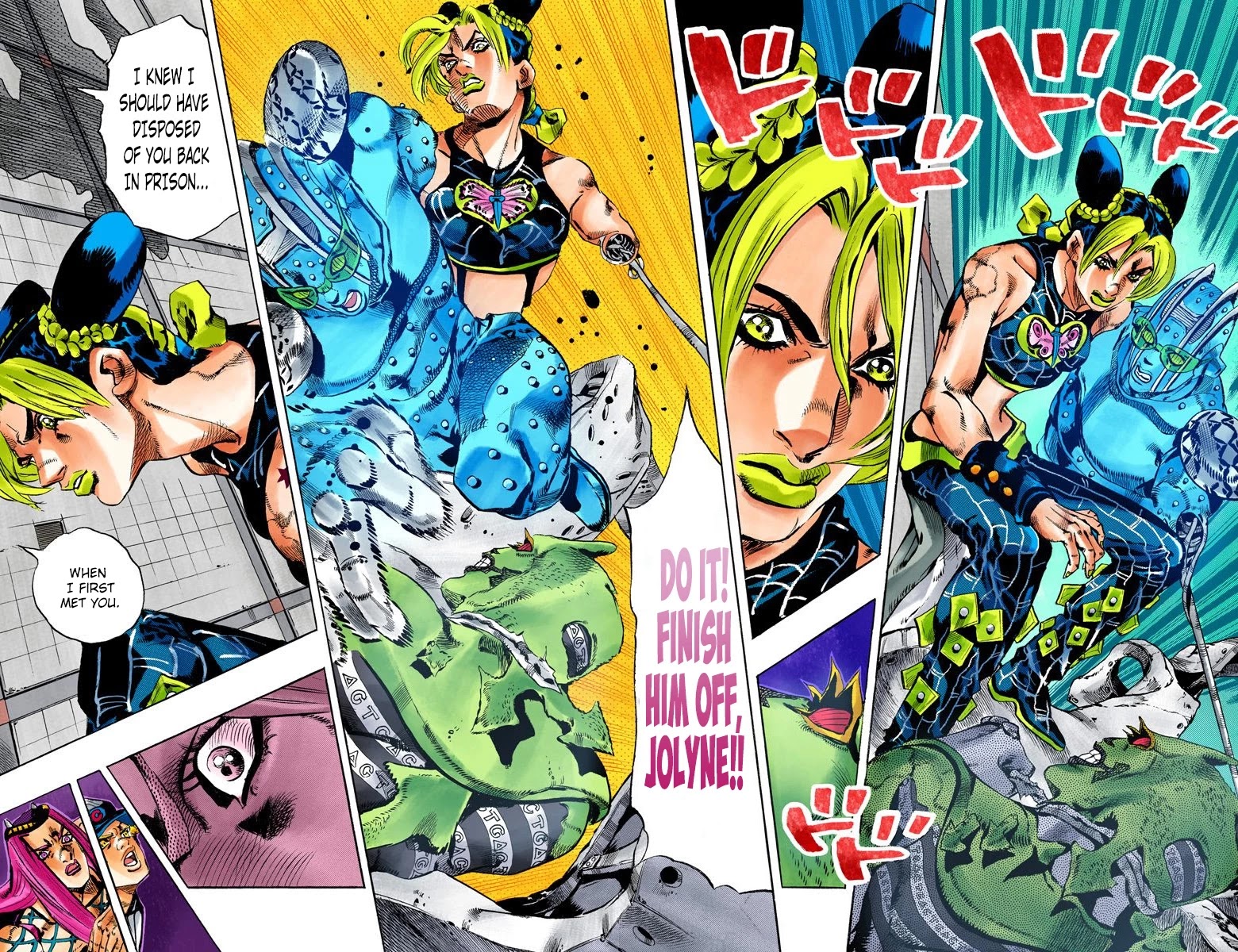 JoJo's Bizarre Adventure Part 6 - Stone Ocean (Official Colored) chapter 143 page 11