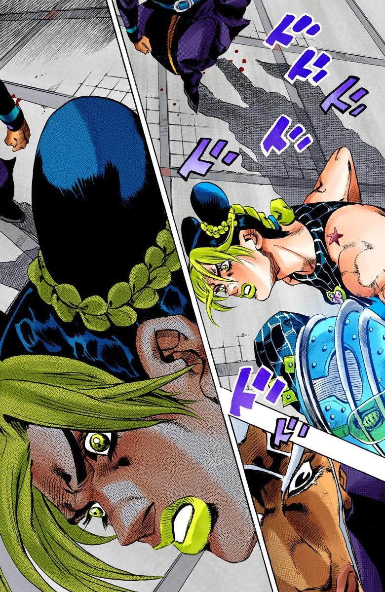 JoJo's Bizarre Adventure Part 6 - Stone Ocean (Official Colored) chapter 143 page 12