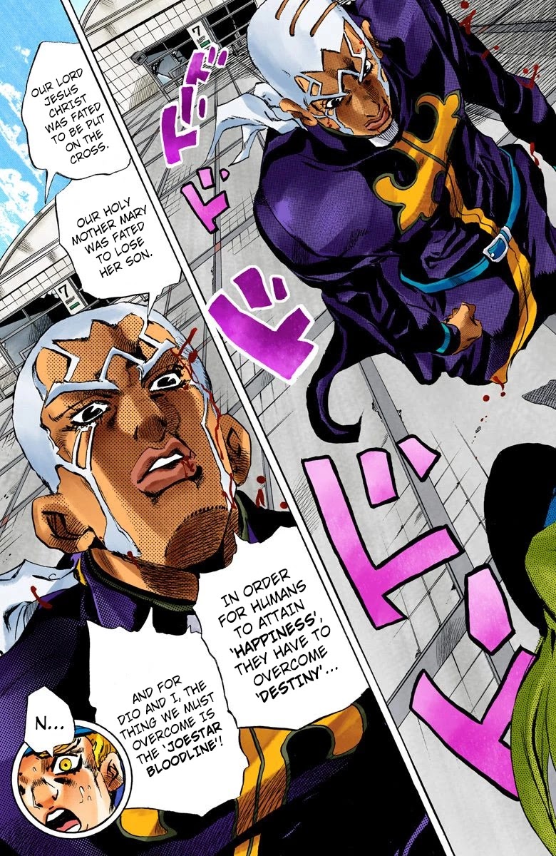 JoJo's Bizarre Adventure Part 6 - Stone Ocean (Official Colored) chapter 143 page 13