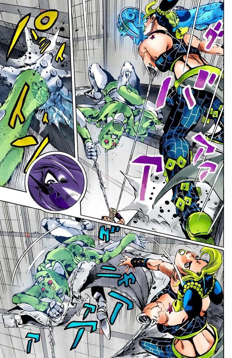 JoJo's Bizarre Adventure Part 6 - Stone Ocean (Official Colored) chapter 143 page 6