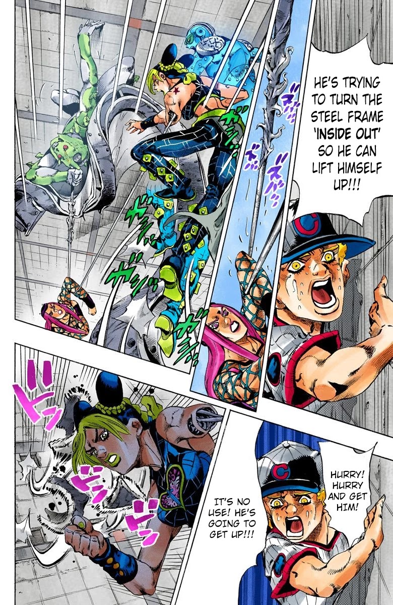 JoJo's Bizarre Adventure Part 6 - Stone Ocean (Official Colored) chapter 143 page 7