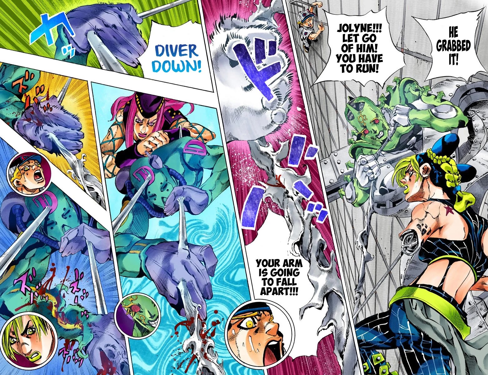 JoJo's Bizarre Adventure Part 6 - Stone Ocean (Official Colored) chapter 143 page 9