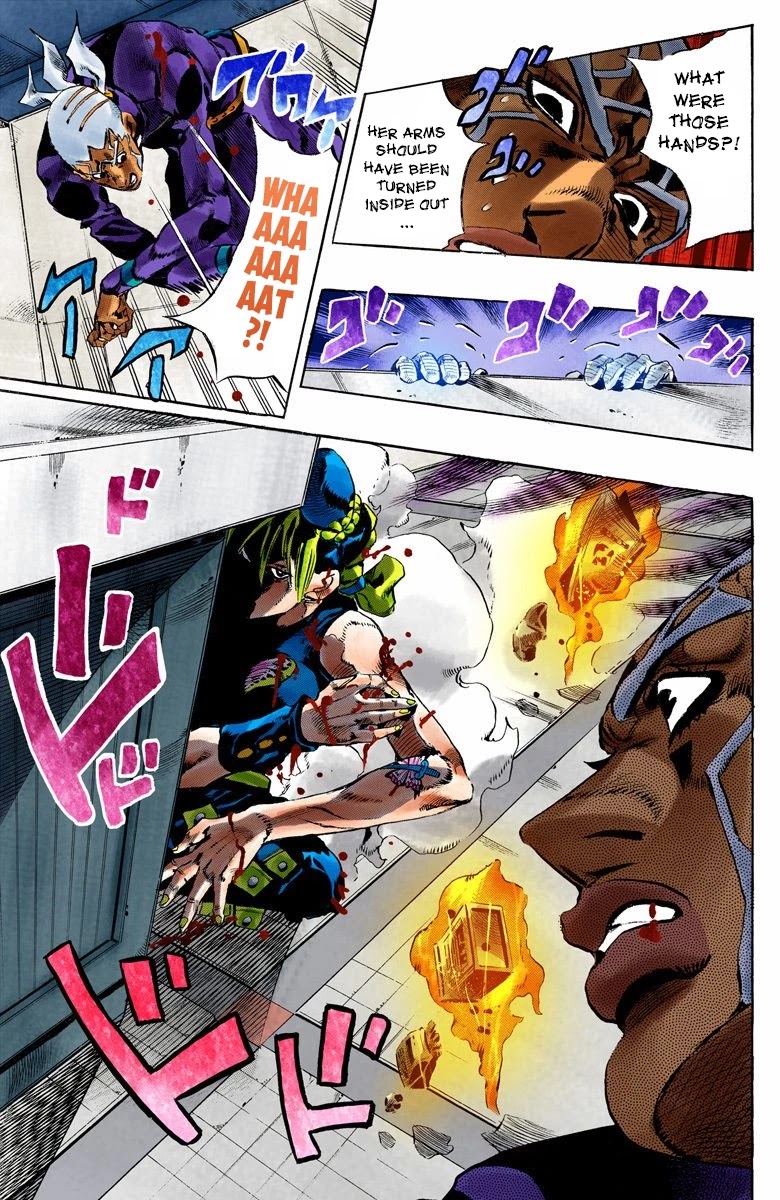 JoJo's Bizarre Adventure Part 6 - Stone Ocean (Official Colored) chapter 146 page 13