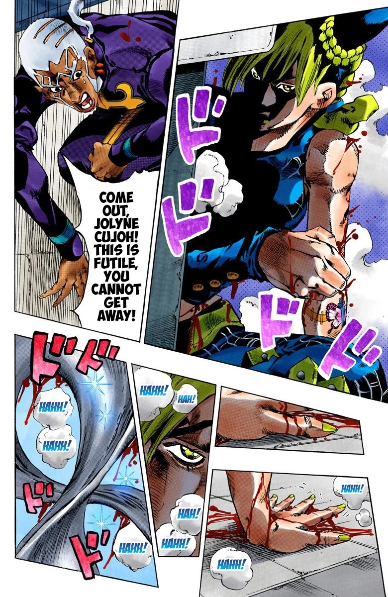 JoJo's Bizarre Adventure Part 6 - Stone Ocean (Official Colored) chapter 146 page 14