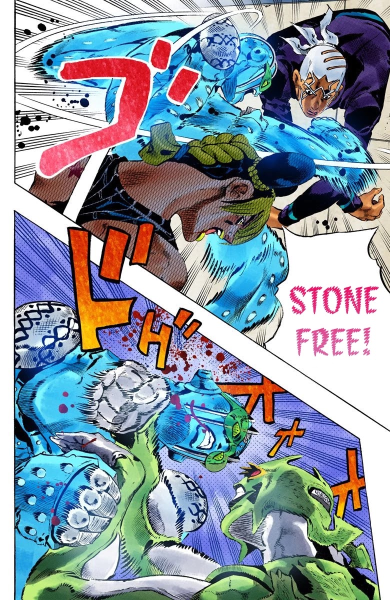 JoJo's Bizarre Adventure Part 6 - Stone Ocean (Official Colored) chapter 146 page 16