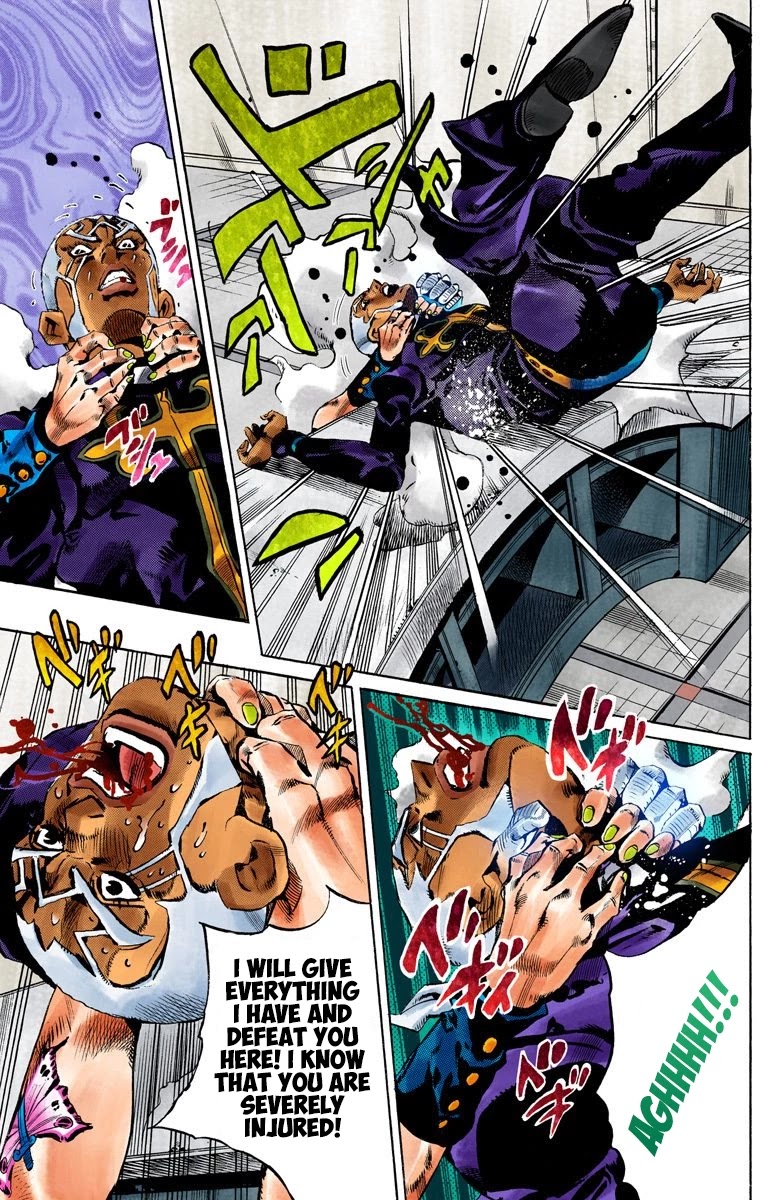 JoJo's Bizarre Adventure Part 6 - Stone Ocean (Official Colored) chapter 146 page 8