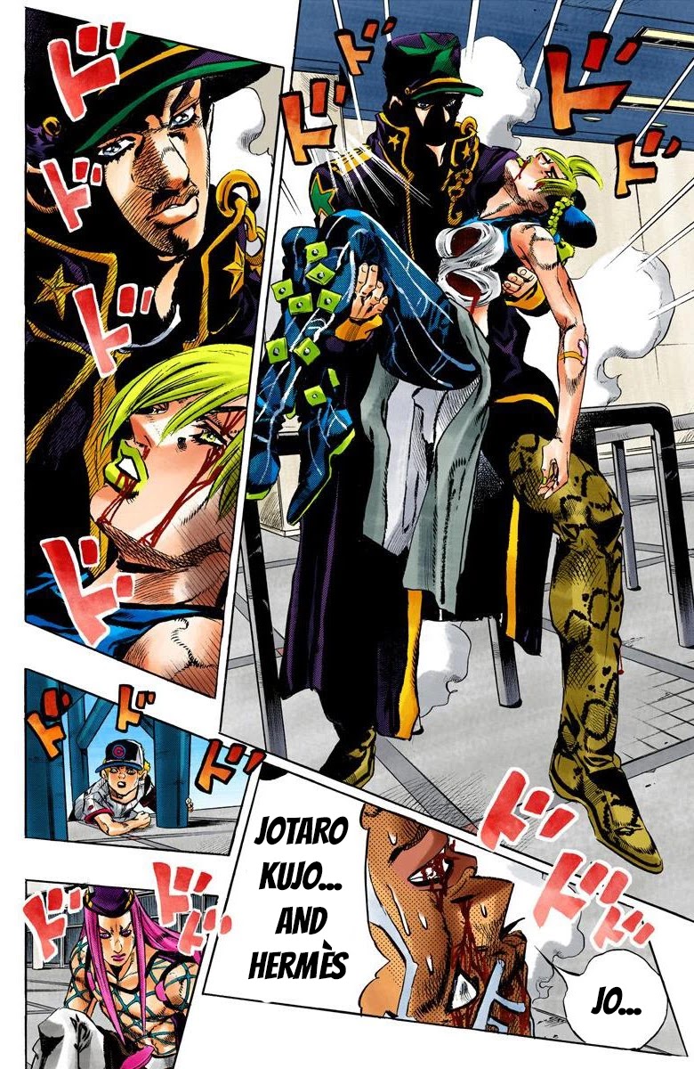 JoJo's Bizarre Adventure Part 6 - Stone Ocean (Official Colored) chapter 147 page 15