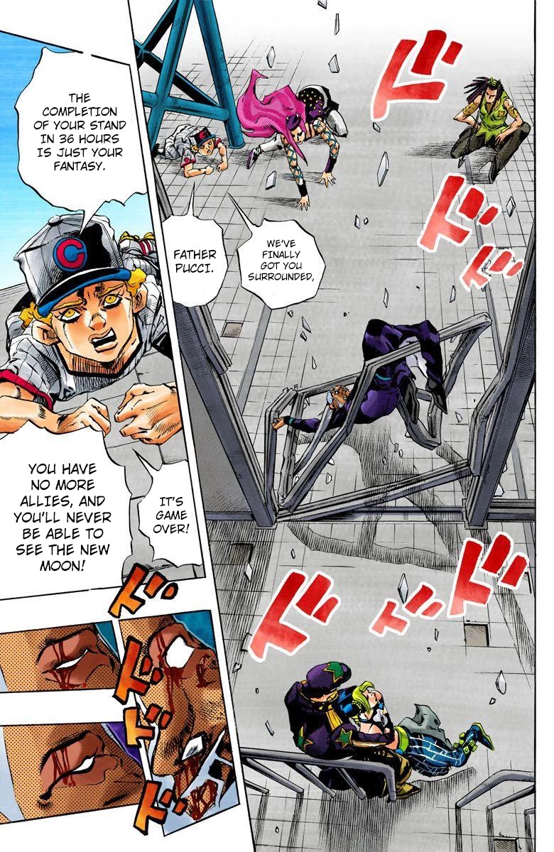 JoJo's Bizarre Adventure Part 6 - Stone Ocean (Official Colored) chapter 147 page 16