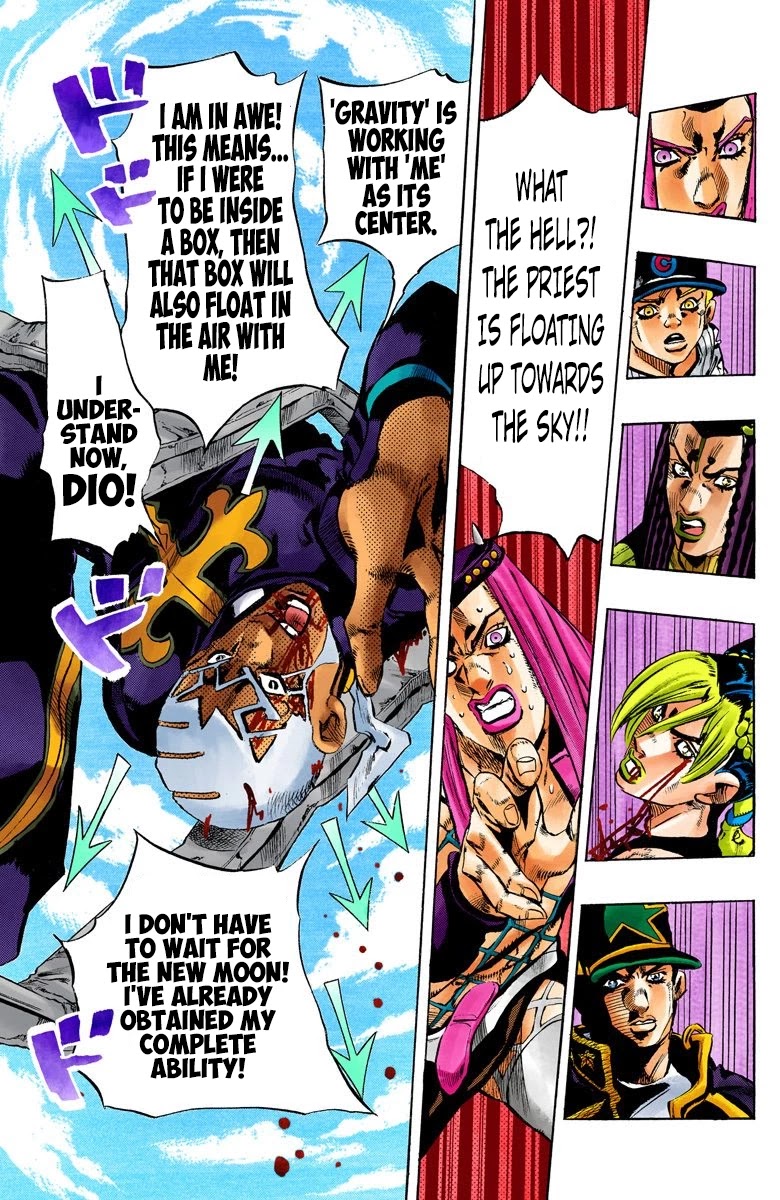 JoJo's Bizarre Adventure Part 6 - Stone Ocean (Official Colored) chapter 147 page 18