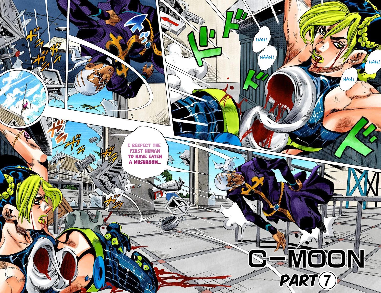 JoJo's Bizarre Adventure Part 6 - Stone Ocean (Official Colored) chapter 147 page 3