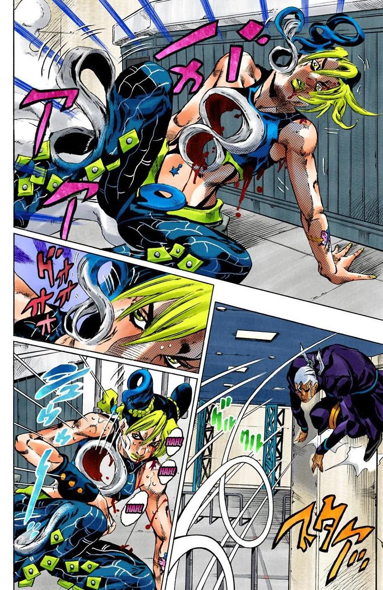 JoJo's Bizarre Adventure Part 6 - Stone Ocean (Official Colored) chapter 147 page 6