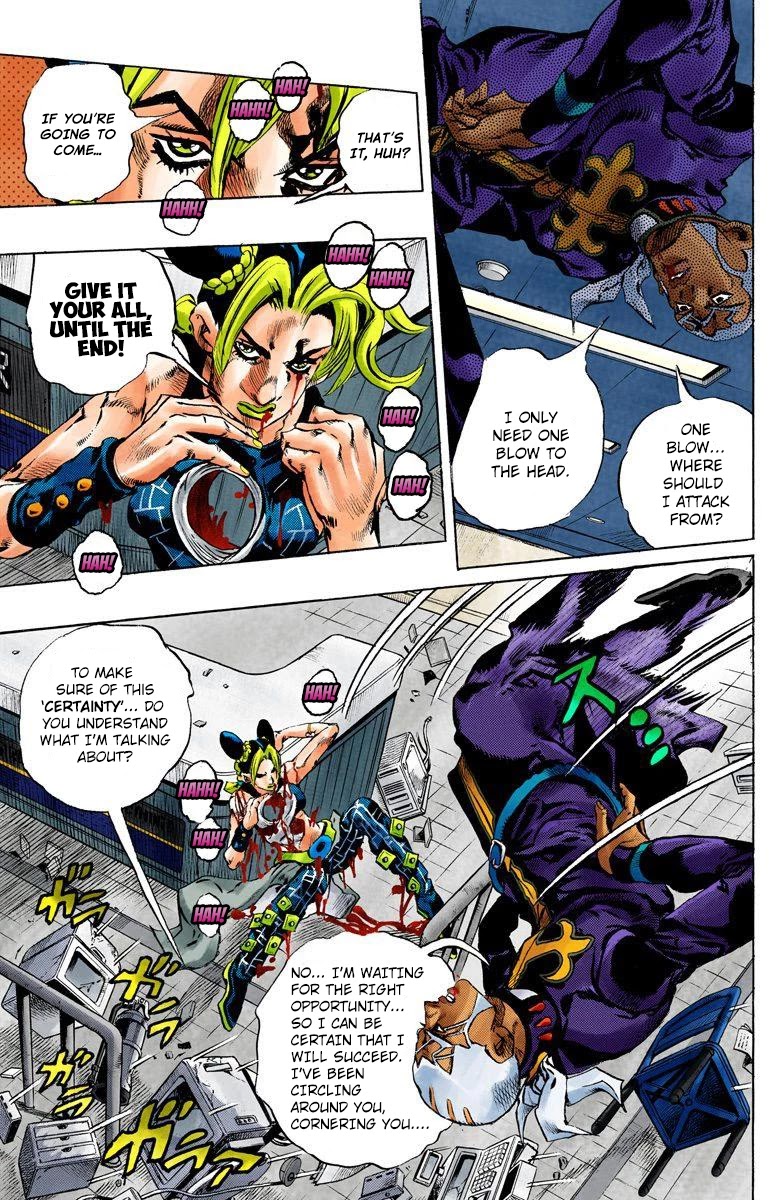 JoJo's Bizarre Adventure Part 6 - Stone Ocean (Official Colored) chapter 147 page 7