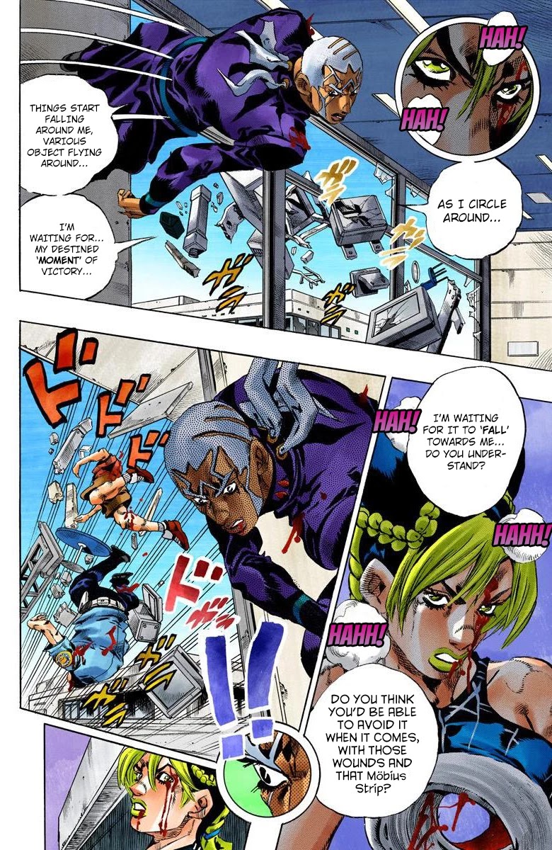 JoJo's Bizarre Adventure Part 6 - Stone Ocean (Official Colored) chapter 147 page 8