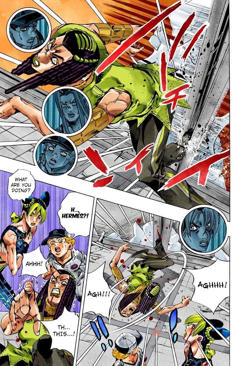 JoJo's Bizarre Adventure Part 6 - Stone Ocean (Official Colored) chapter 149 page 12