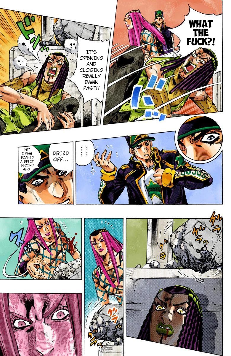 JoJo's Bizarre Adventure Part 6 - Stone Ocean (Official Colored) chapter 149 page 14