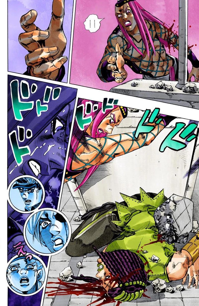 JoJo's Bizarre Adventure Part 6 - Stone Ocean (Official Colored) chapter 149 page 15