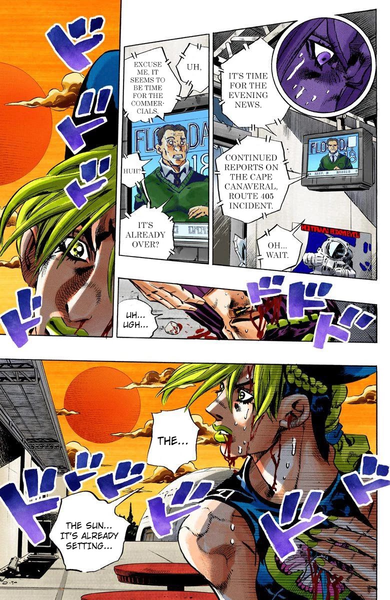 JoJo's Bizarre Adventure Part 6 - Stone Ocean (Official Colored) chapter 149 page 16