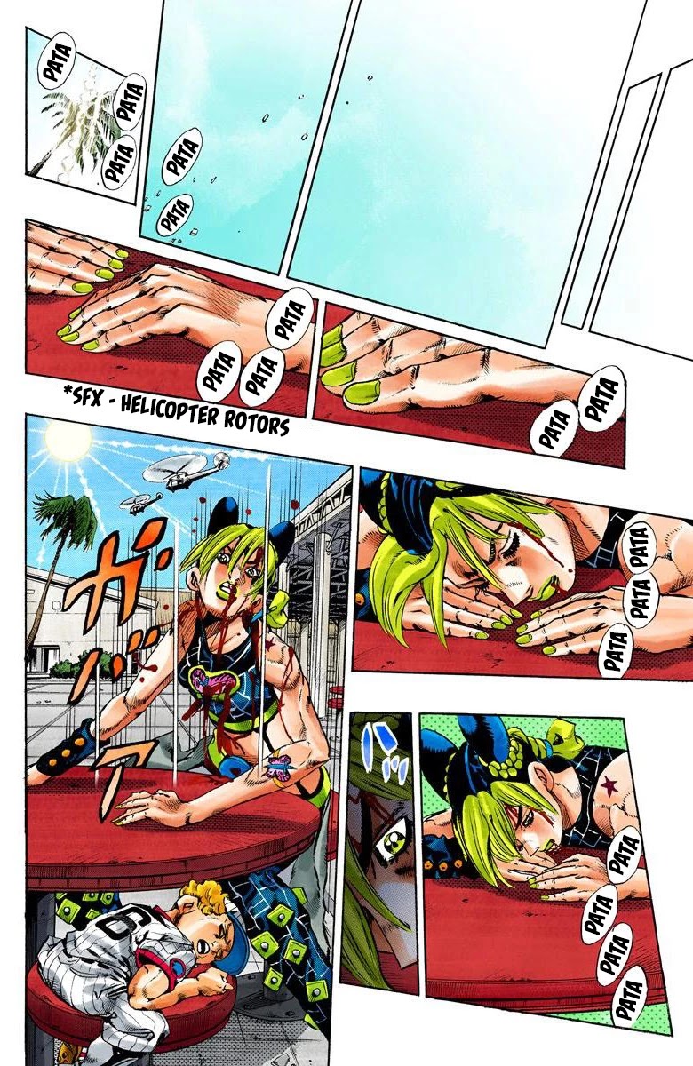 JoJo's Bizarre Adventure Part 6 - Stone Ocean (Official Colored) chapter 149 page 5