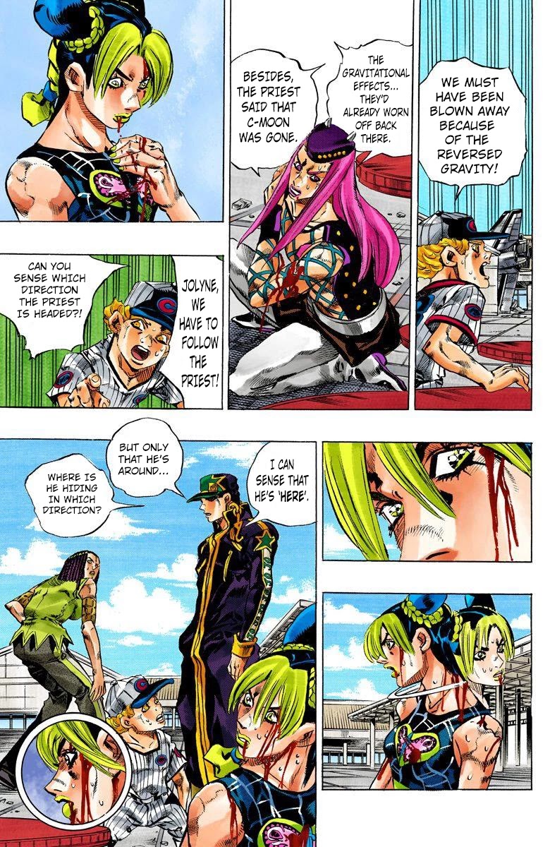 JoJo's Bizarre Adventure Part 6 - Stone Ocean (Official Colored) chapter 149 page 8