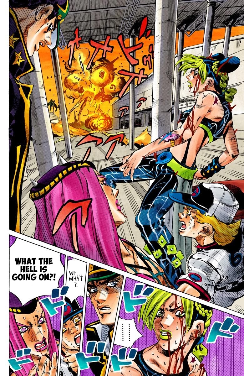 JoJo's Bizarre Adventure Part 6 - Stone Ocean (Official Colored) chapter 150 page 13