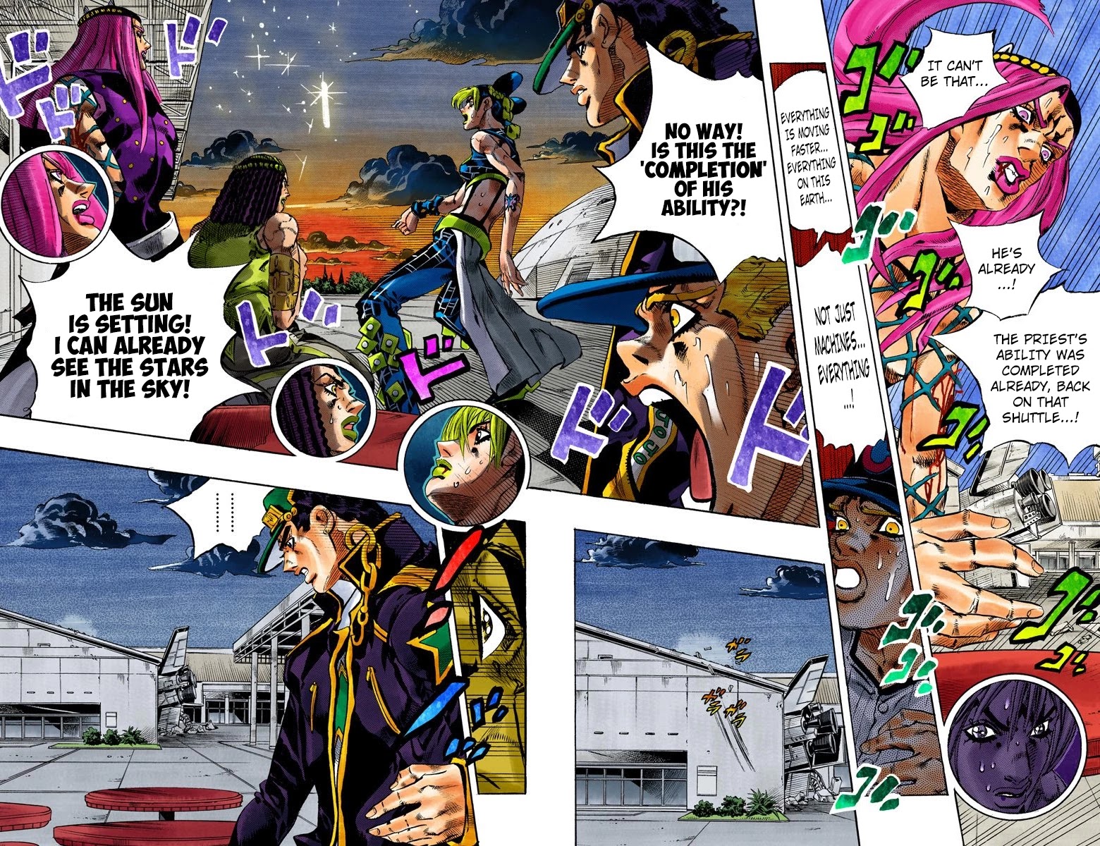 JoJo's Bizarre Adventure Part 6 - Stone Ocean (Official Colored) chapter 150 page 15