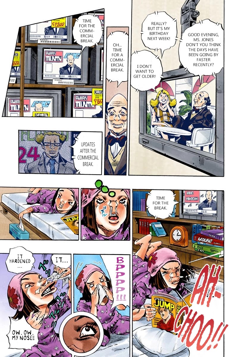 JoJo's Bizarre Adventure Part 6 - Stone Ocean (Official Colored) chapter 150 page 4