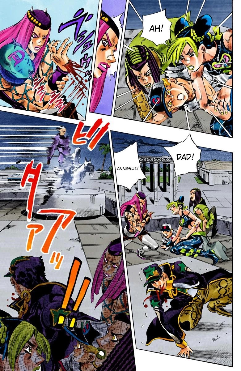 JoJo's Bizarre Adventure Part 6 - Stone Ocean (Official Colored) chapter 152 page 8