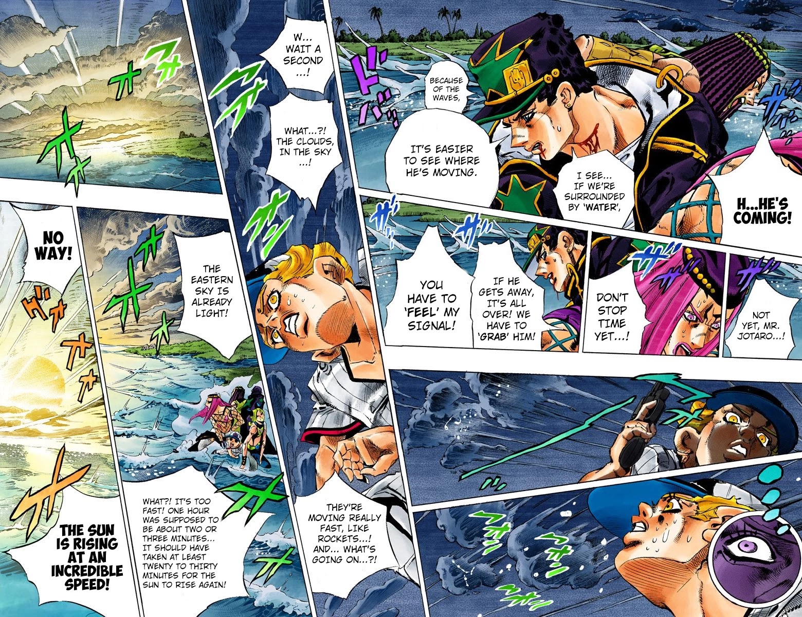 JoJo's Bizarre Adventure Part 6 - Stone Ocean (Official Colored) chapter 153 page 10