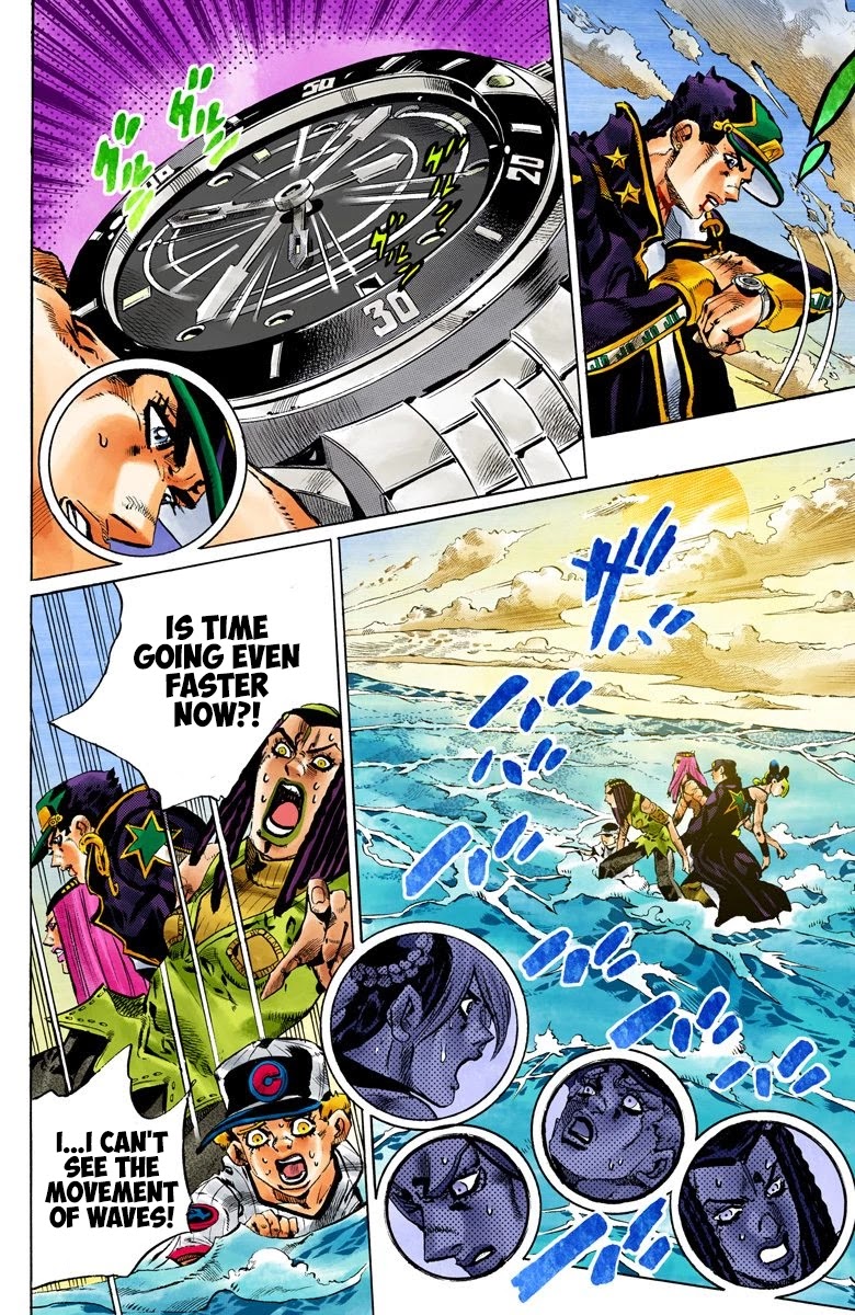 JoJo's Bizarre Adventure Part 6 - Stone Ocean (Official Colored) chapter 153 page 11