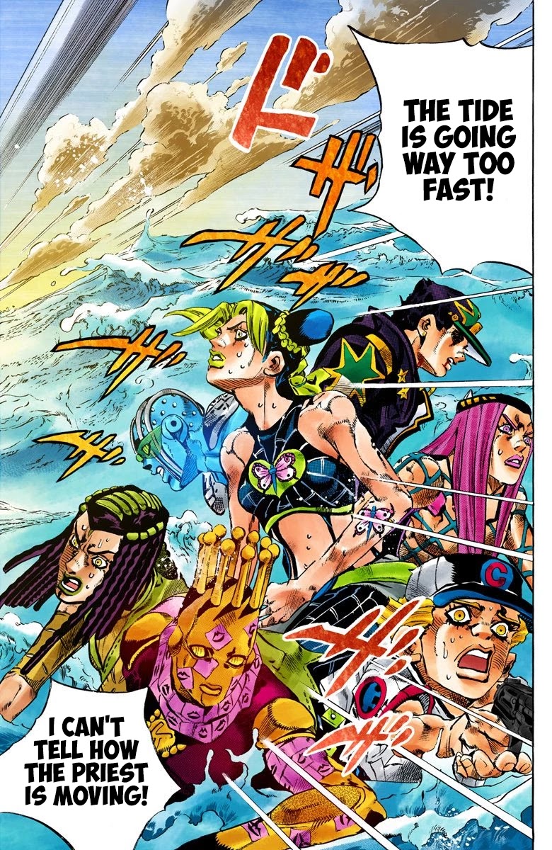 JoJo's Bizarre Adventure Part 6 - Stone Ocean (Official Colored) chapter 153 page 12