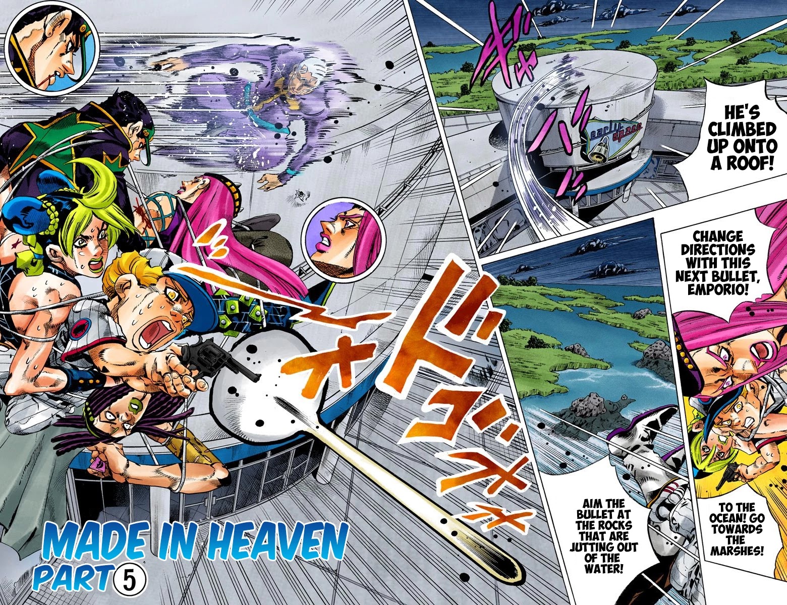 JoJo's Bizarre Adventure Part 6 - Stone Ocean (Official Colored) chapter 153 page 2