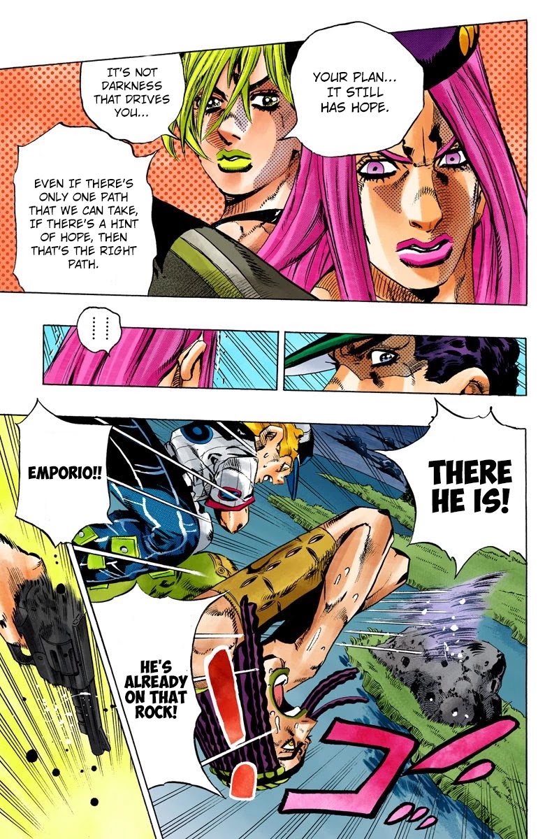 JoJo's Bizarre Adventure Part 6 - Stone Ocean (Official Colored) chapter 153 page 8