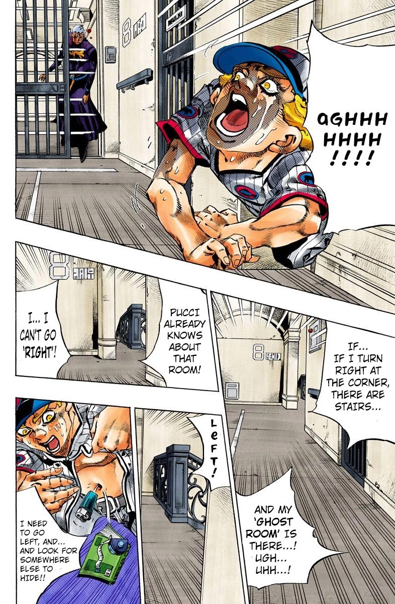 JoJo's Bizarre Adventure Part 6 - Stone Ocean (Official Colored) chapter 157 page 10