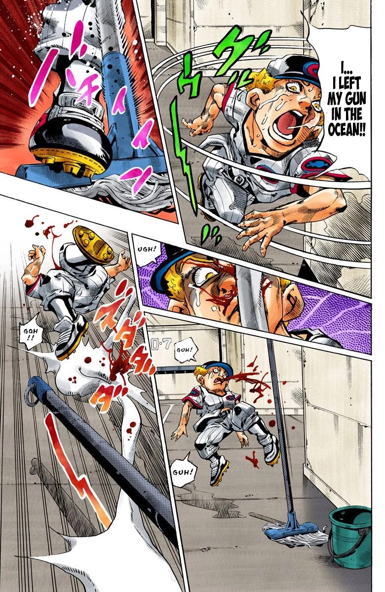 JoJo's Bizarre Adventure Part 6 - Stone Ocean (Official Colored) chapter 157 page 11