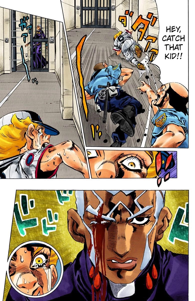 JoJo's Bizarre Adventure Part 6 - Stone Ocean (Official Colored) chapter 157 page 5